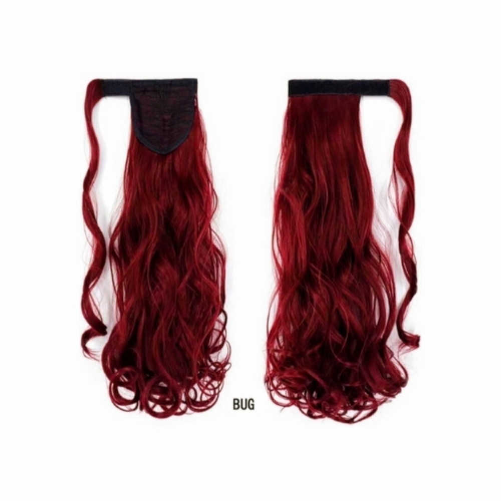 ✨ 20" Burgundy Wrap-Around Synthetic Ponytail Extension ✨